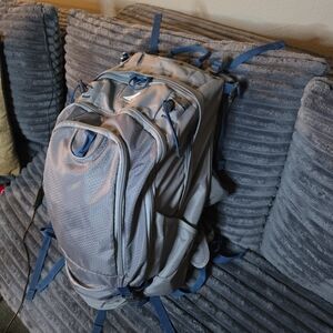 Ozark Trail Gray and Blue Backpack